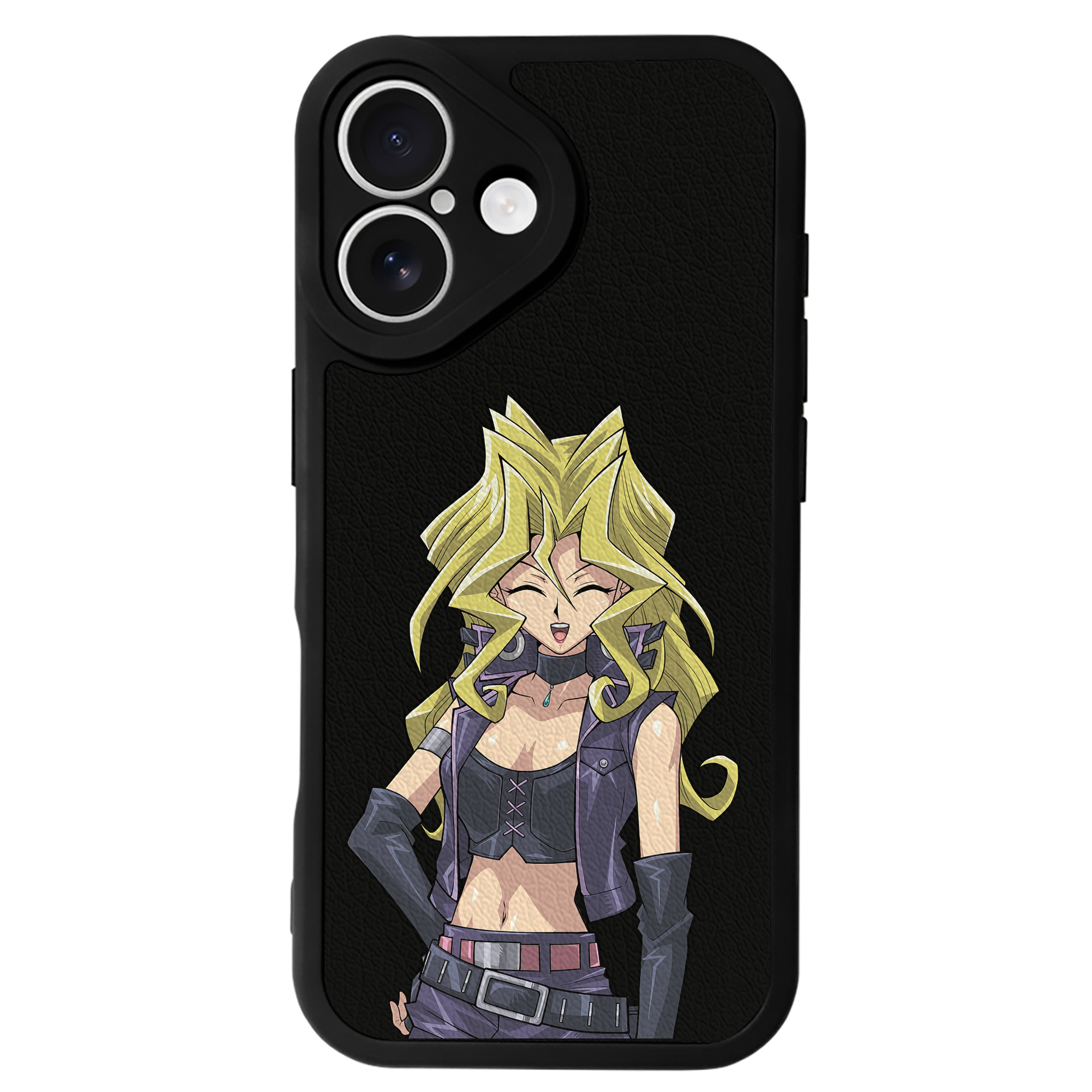 遊☆戯☆王 Yu-Gi-Oh! 【iPhone 16シリーズ対応】シリコンスマホケース（レザー調） 材質：シリコン